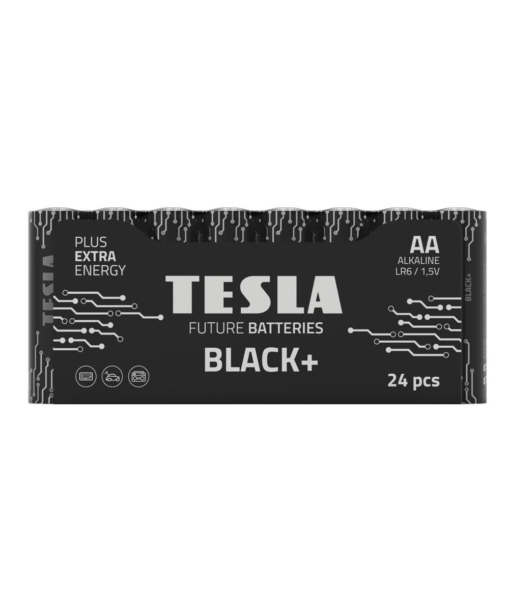 Buy Tesla Batteries AA Black+ Alkaline 24 Pcs Online in UAE Talabat UAE
