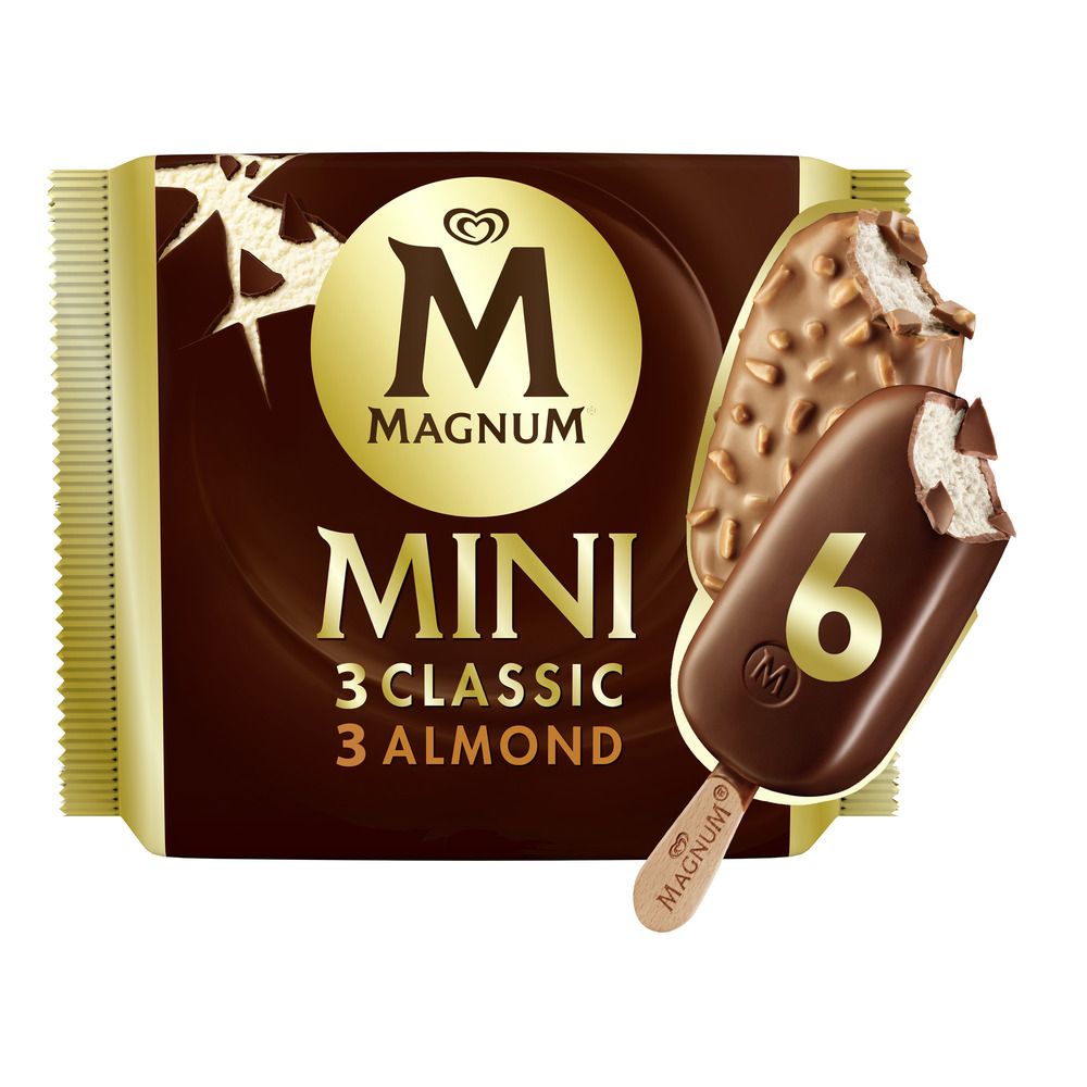 Buy Magnum Ice Cream Mini Classic Almond 6x57.5ml Online in UAE ...