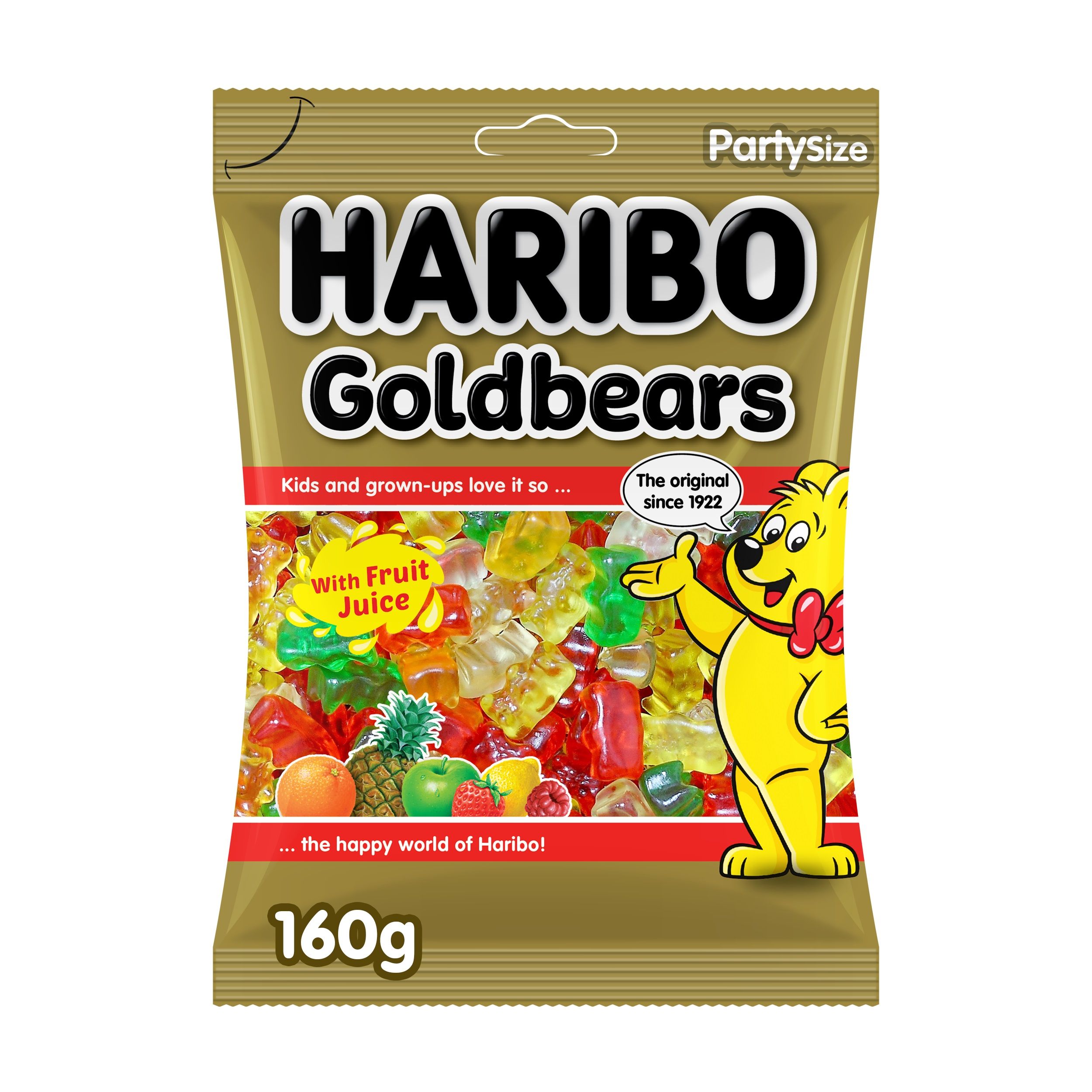 Buy Haribo Gold Bears Jelly 160 G Online In UAE | Talabat UAE