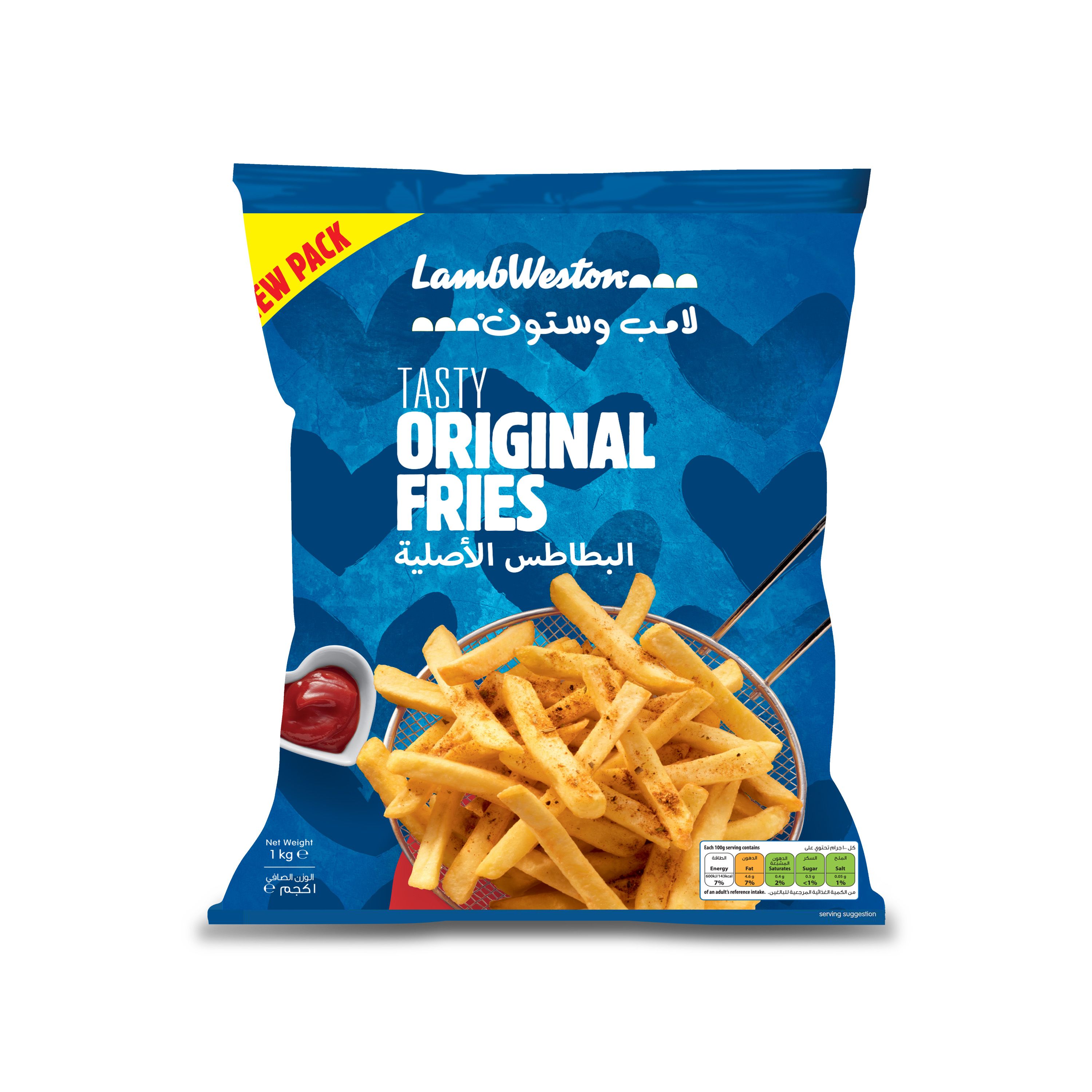 Buy LambWeston Tasty Original Fries, 1kg Online in UAE | Talabat UAE