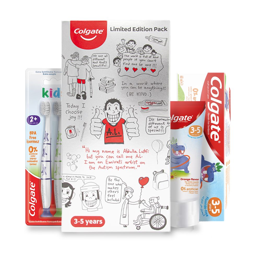 Buy Colgate Kids Toothpaste 35 years 60 ml + Kids BPA Free Toothbrush