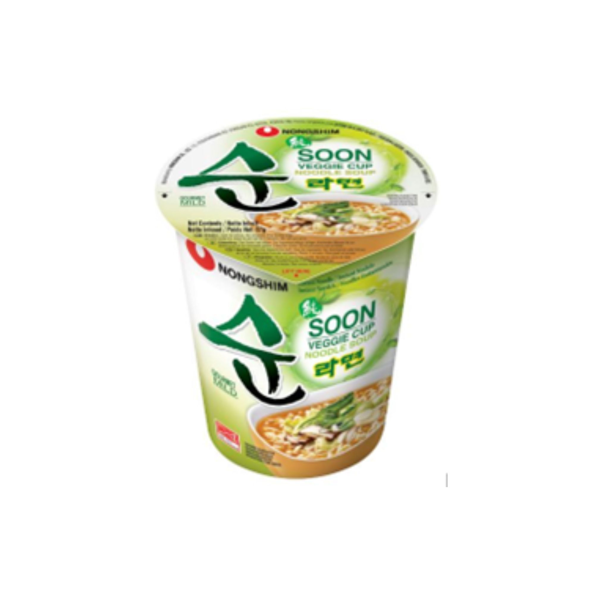 Buy NongShim Soon Veggie Ramyun Cup Noodle Soup 67 g Online in Kuwait