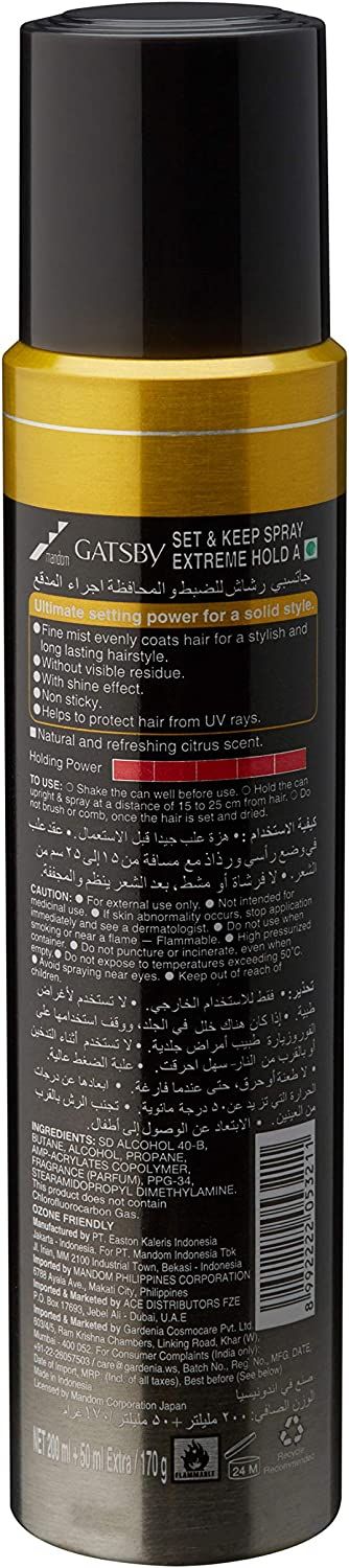 Hair on sale setting spray