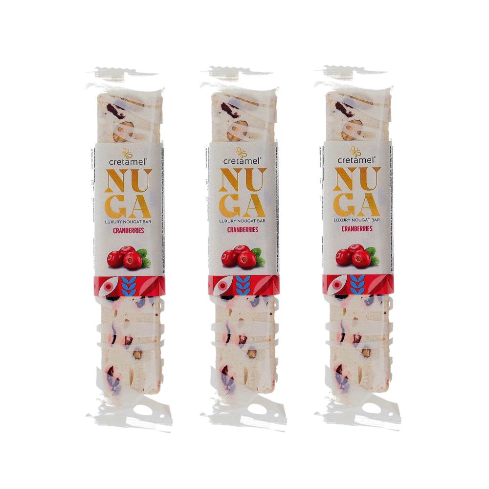 Buy Cretamel Nuga Luxury Nougat Bar With Cranberries G X Online In