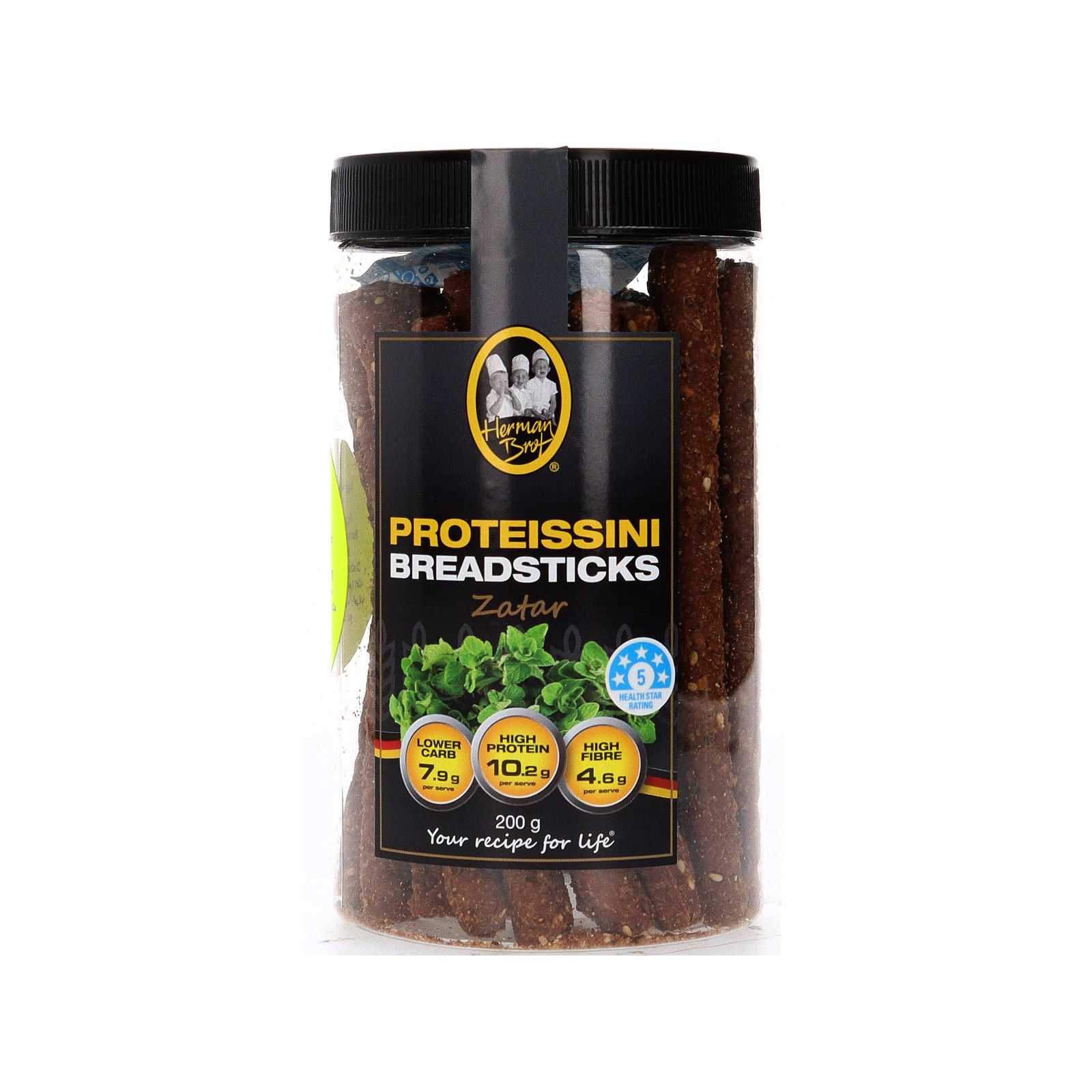 Buy Herman Brot Proteissini Zatar Breadsticks 200 g Online in UAE