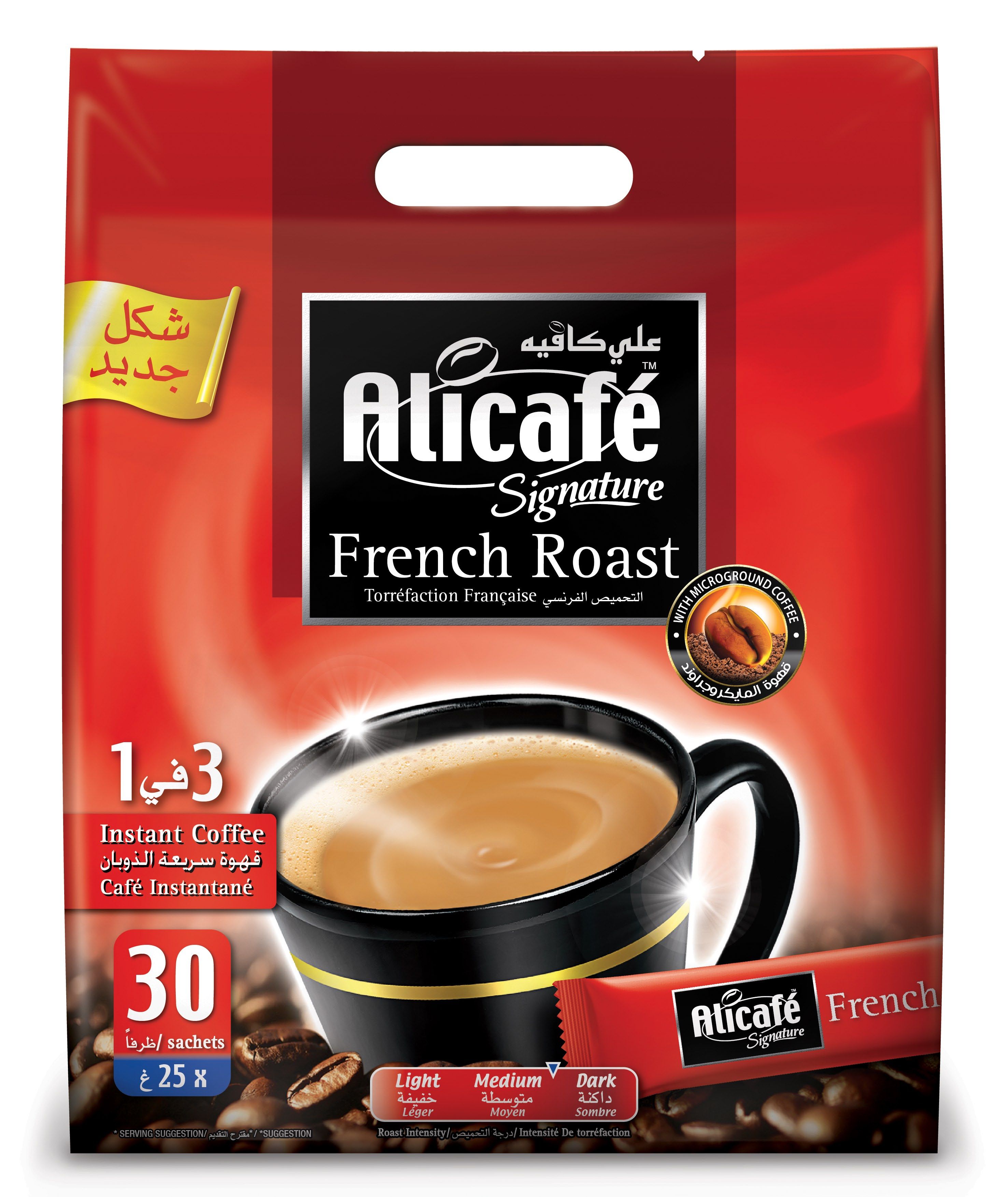 Buy Alicafe 3 in 1 Signature French Roast Instant Coffee, 30x25g Online
