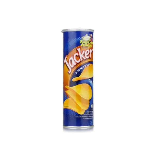 Buy Oriental Jacker Potato Crisps Can Sour Cream Onion Flavour G Online In Uae Talabat Uae