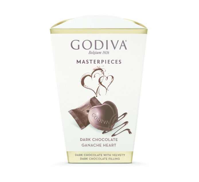 Buy Godiva Masterpieces Dark Chocolate Ganache Heart 117 g Online in Kuwait Talabat Kuwait