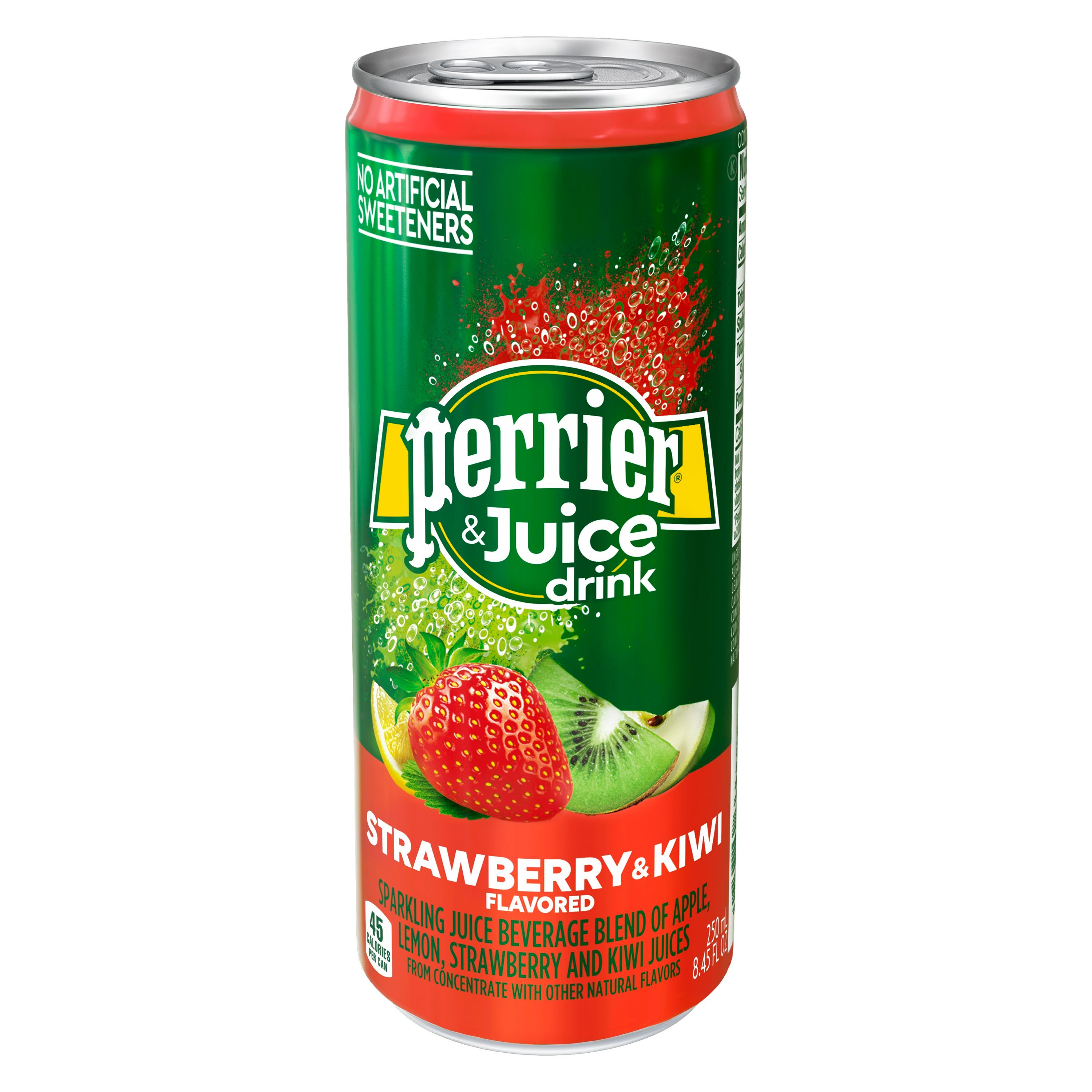 Buy Perrier & Juice Strawberry & Kiwi Sparkling Drink, 250ml Online in