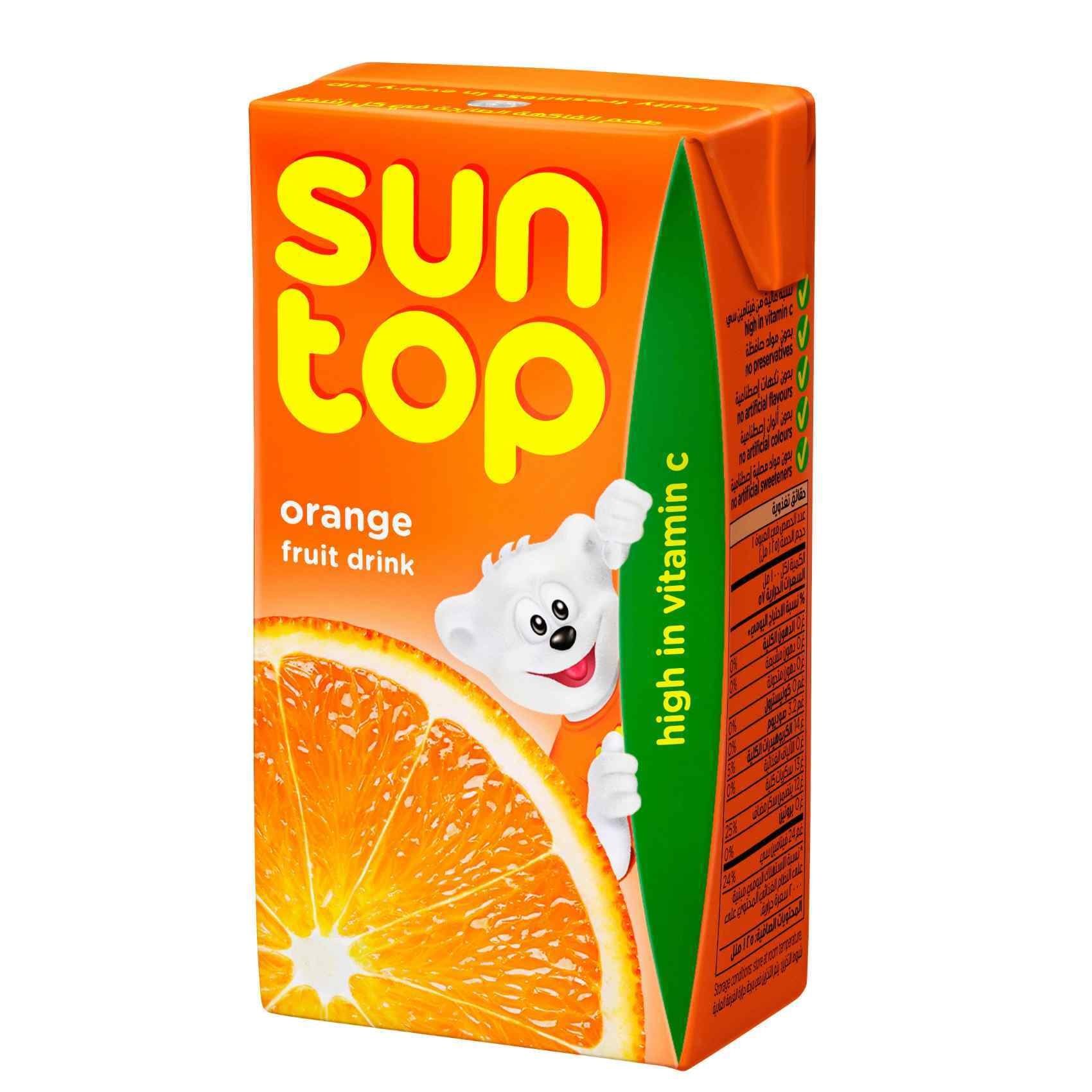 Buy Suntop Orange Fruit Drink 250 ml Online in Kuwait Talabat Kuwait