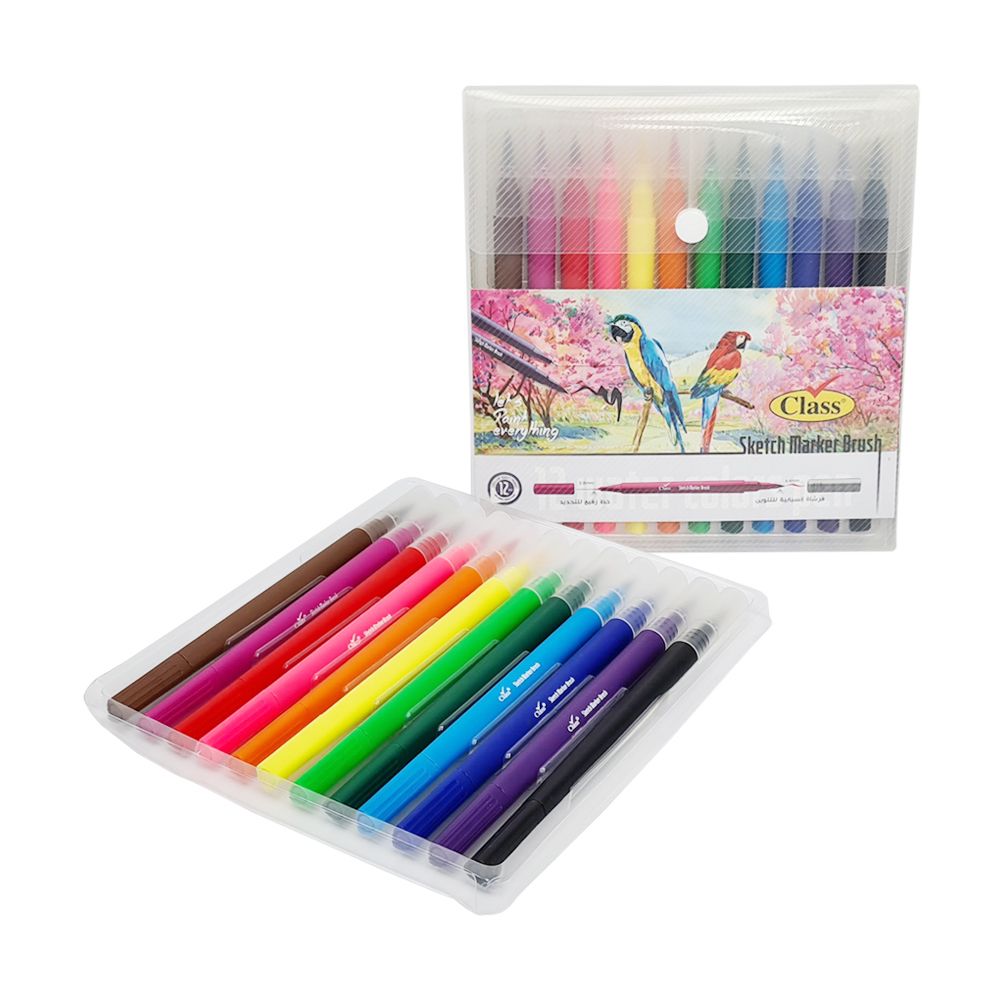 Buy Class Sketch Marker 12 Colors Online in Kuwait | Talabat Kuwait