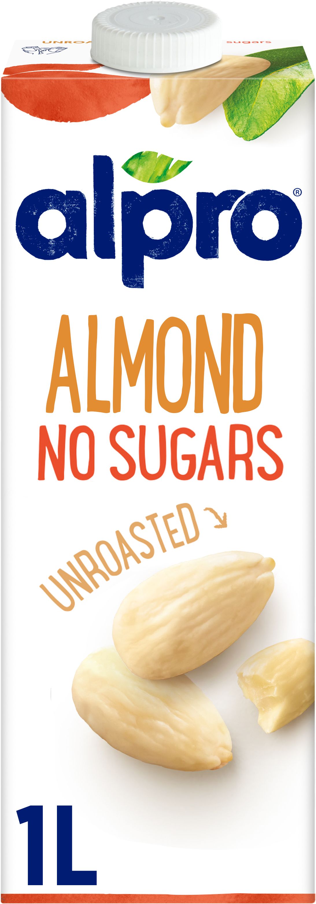 Buy Alpro Unroasted Almond Unsweetened Drink, 1L Online in Kuwait