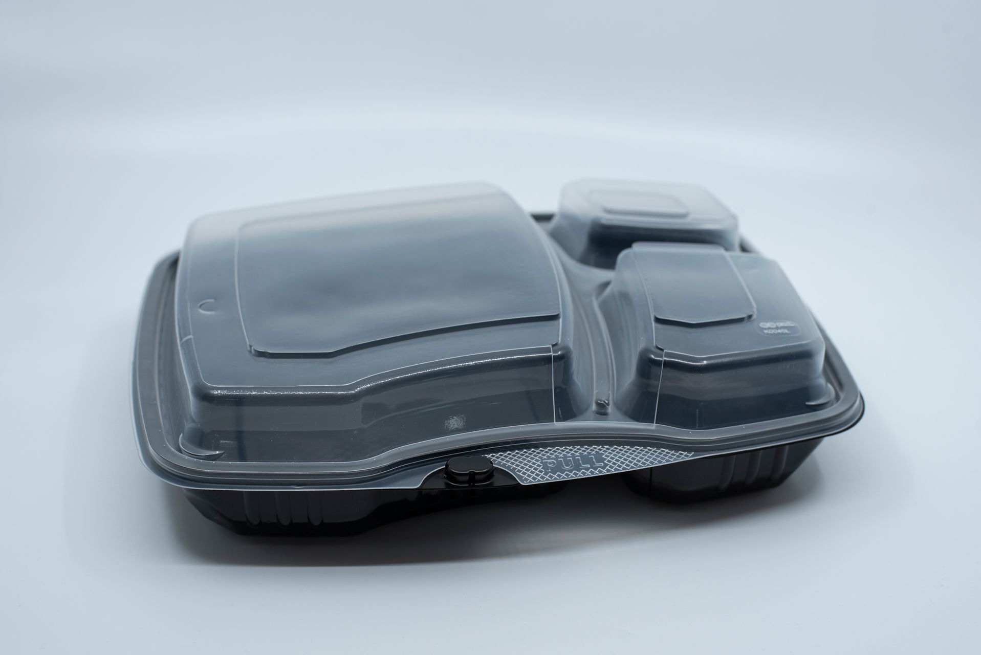 Buy Microwavable Meal Tray 3 Compartment / 5 Trays + Lids Online in