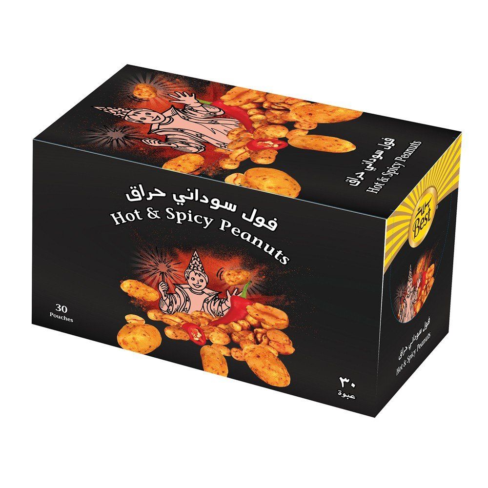 Buy Best Peanuts Hot & Spicy 13 G X 30 Pcs Online In UAE | Talabat UAE