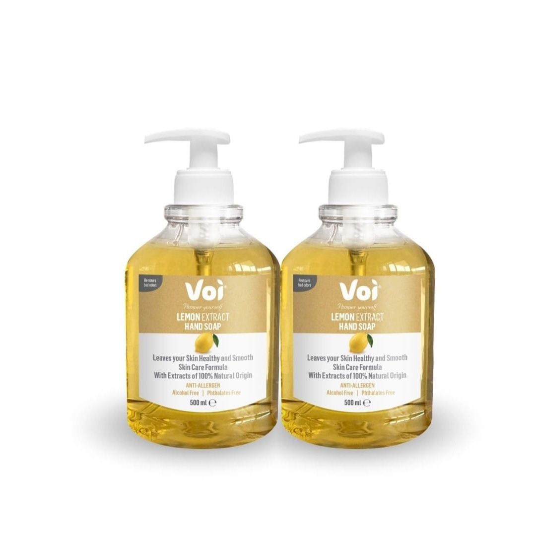 Buy Voi Premium Lemon Extract Hand Soap 500 ml x 2 Pcs Online in Kuwait