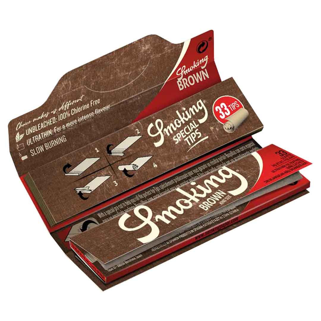 Buy Smoking Brown KS Paper + Filter Tips Online in Kuwait Talabat Kuwait