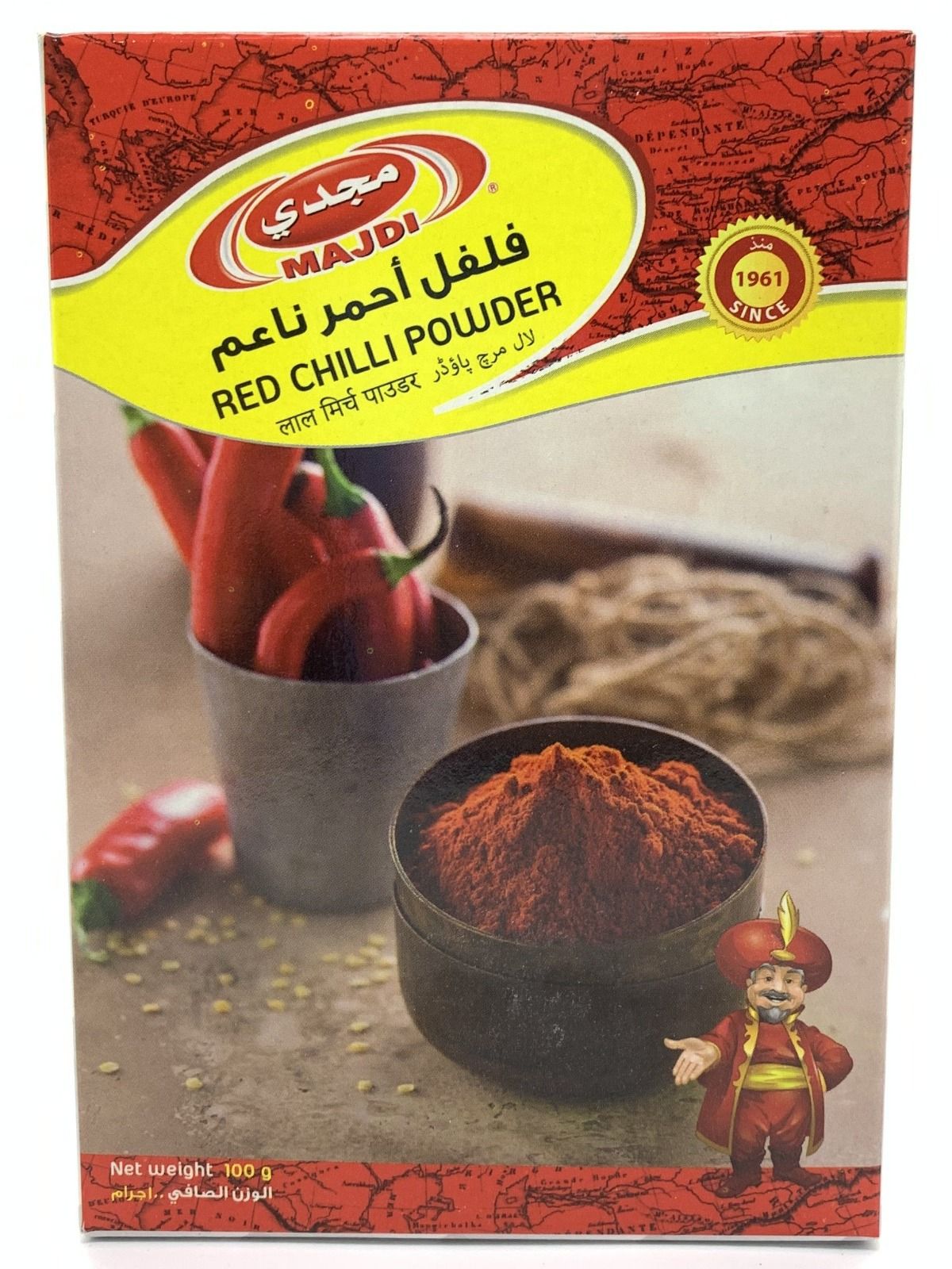 Buy Majdi Red Chili Powder Box 100 g Online in Kuwait Talabat Kuwait