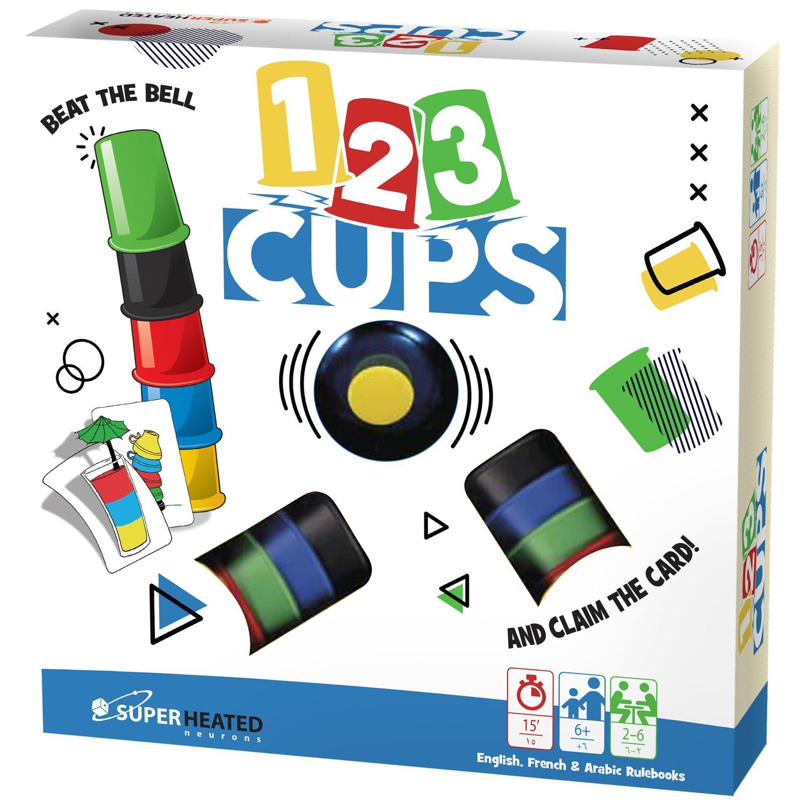 Buy SuperHeated Neurons 123 Speed Cups Board Game Online in Kuwait