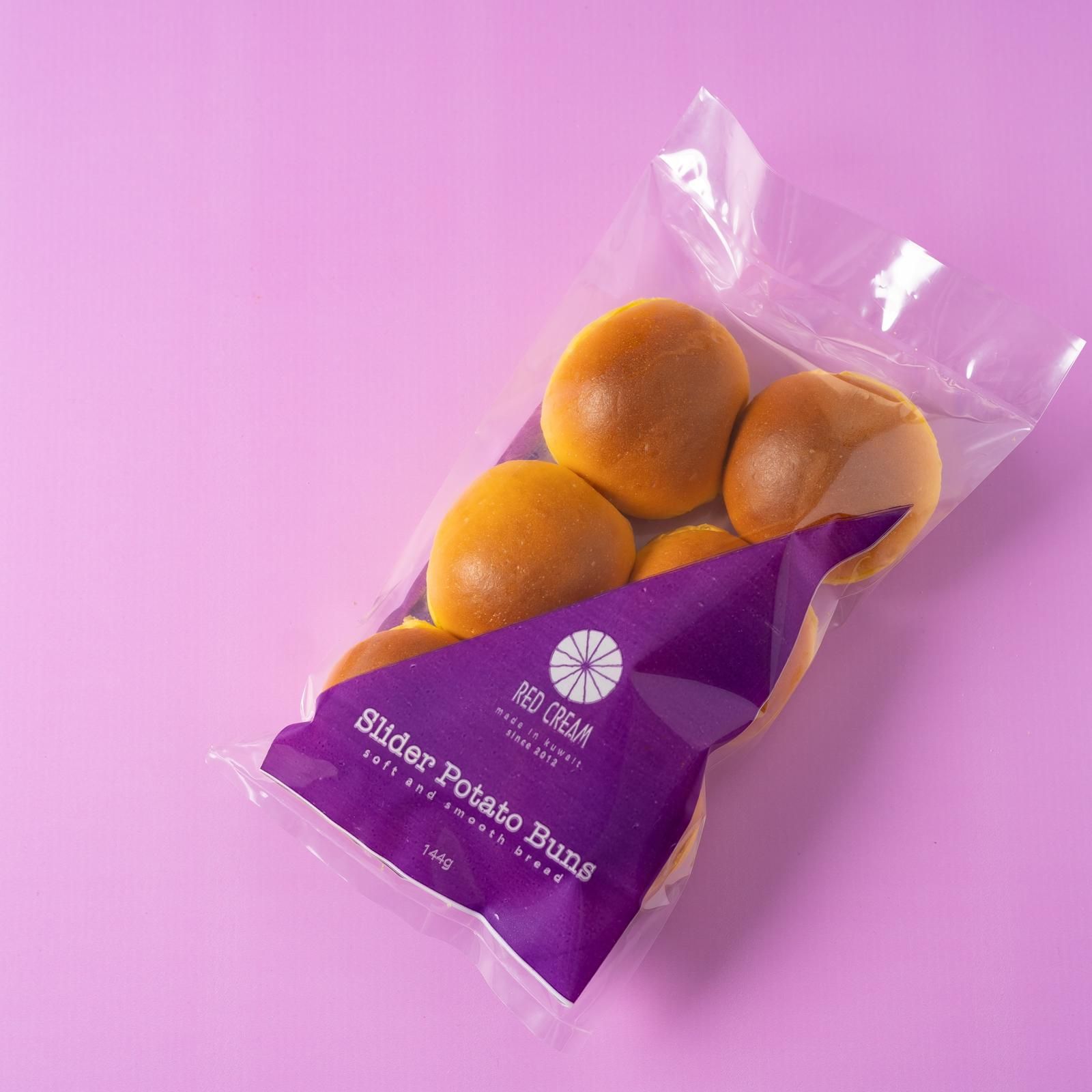 Buy Red Cream Slider Potato Buns Soft & Smooth, 144g Online in Kuwait