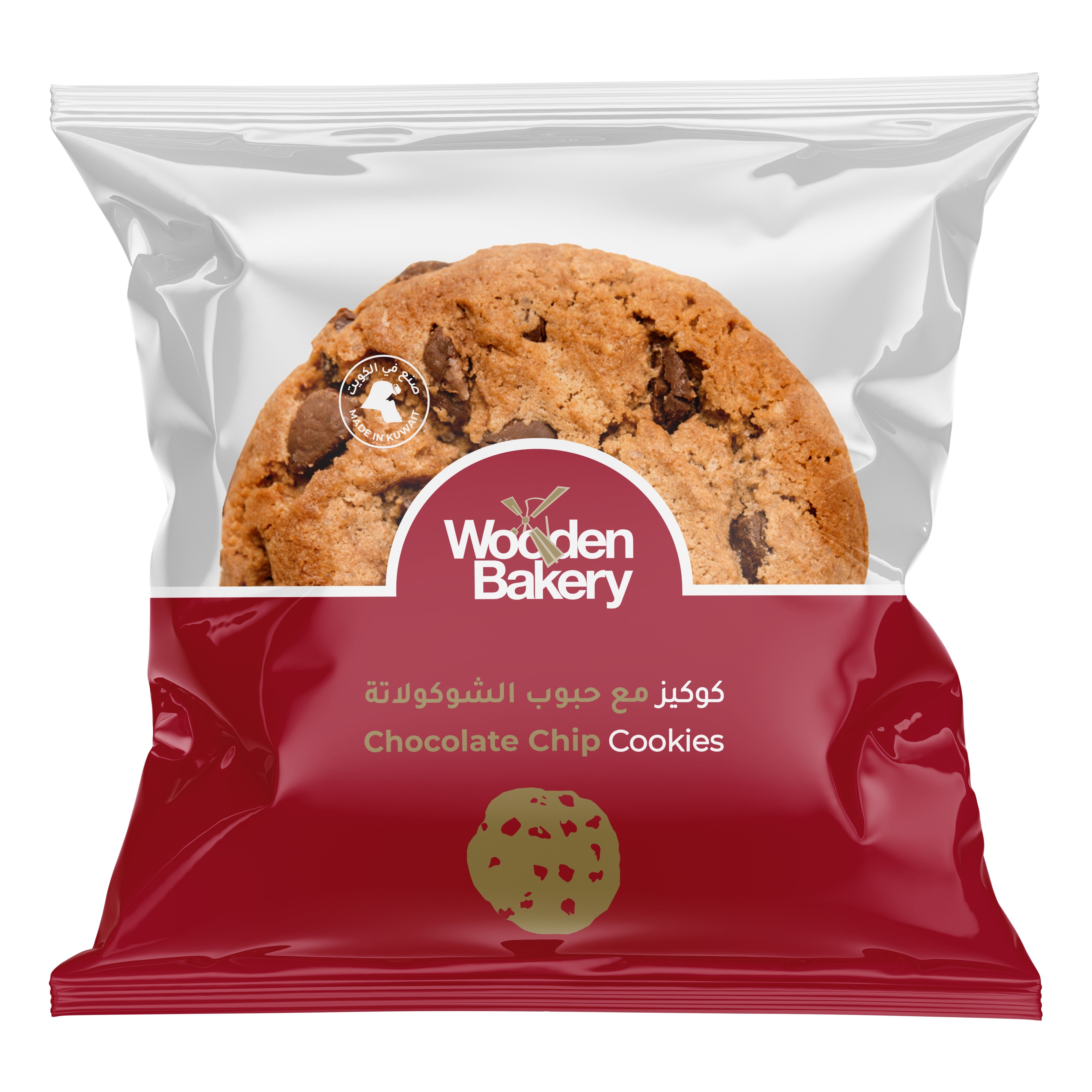 Buy Wooden Bakery Chocolate Chips Cookies, 70g Online in Kuwait