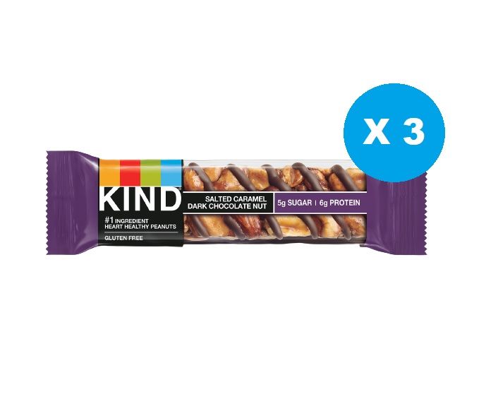 Buy Be Kind Salted Caramel Dark Chocolate Bars 30 g x 3 Pcs Online in