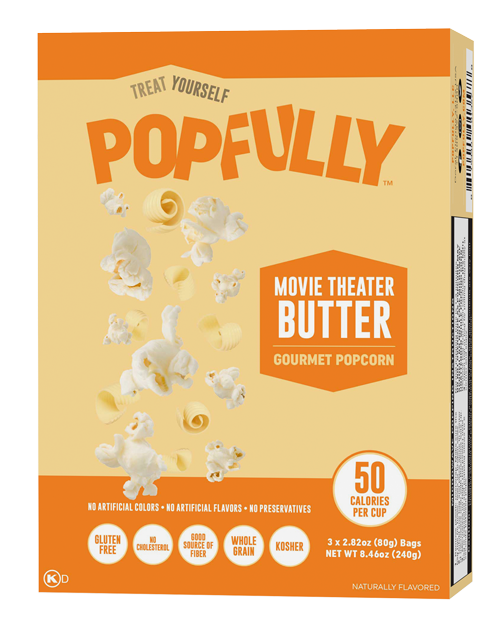 Buy Popfully Microwave Popcorn Movie Theater Butter 241 g Online in
