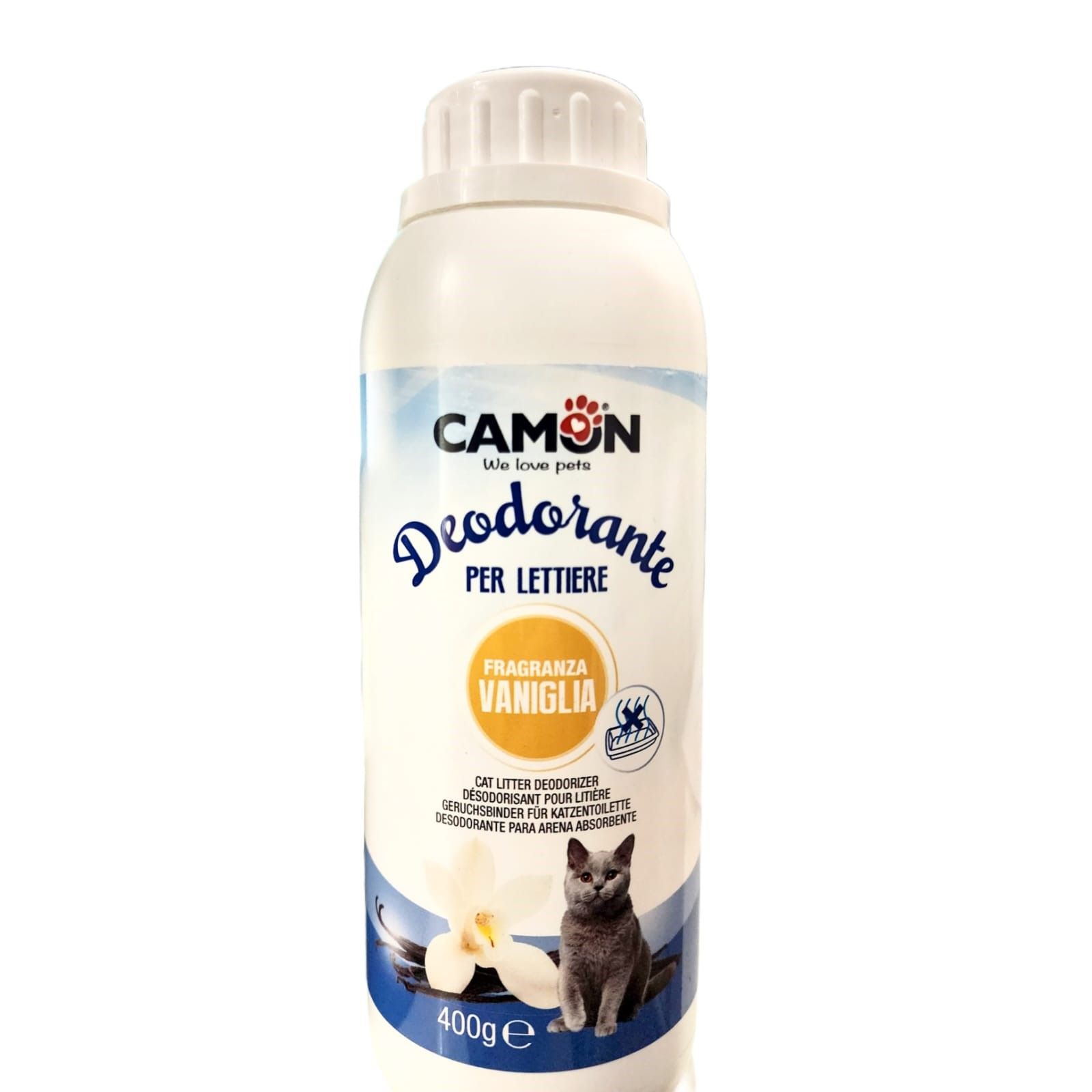 Buy Camon Deodorant For Litter Box With Vanilla Scent And Enzymes 400G