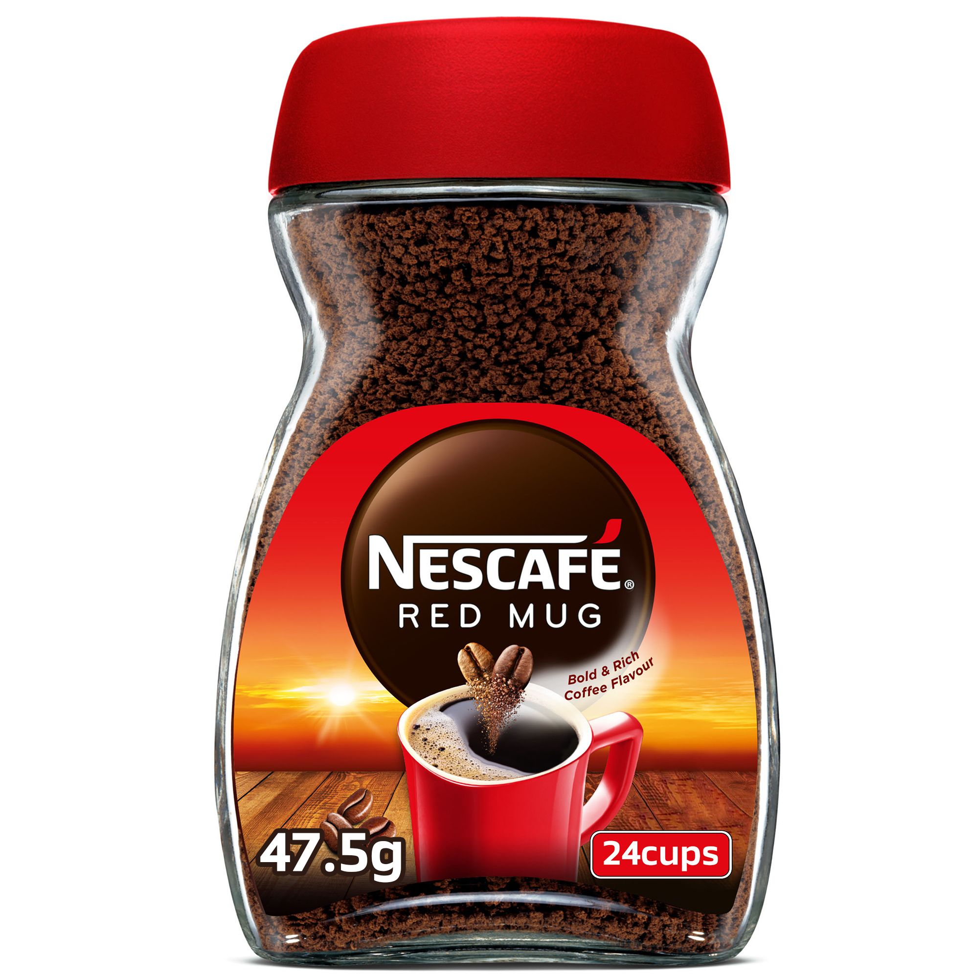 Buy Nescafe Red Mug Instant Coffee 47.5g Jar Online in Kuwait Talabat