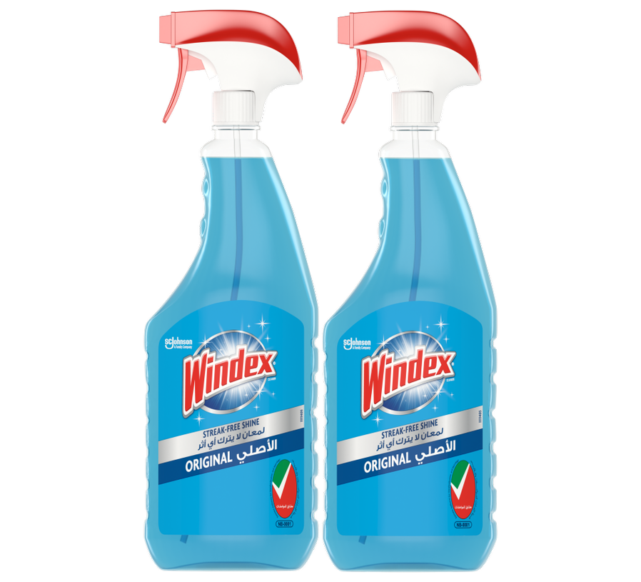 Buy Windex Glass Cleaner Blue 2 x Online in Kuwait Talabat Kuwait