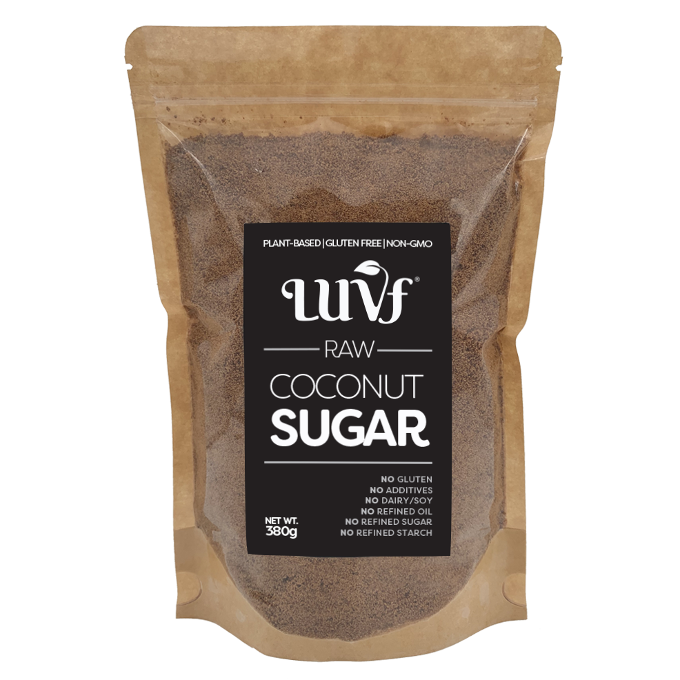 Buy Luvf Raw Coconut Sugar 380 g Online in Kuwait | Talabat Kuwait