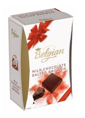 Buy The Belgian Milk Chocolate Squares With Salted Brownie Filling ...