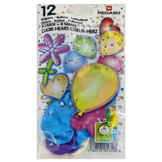 Box 8 Ballons Coeurs