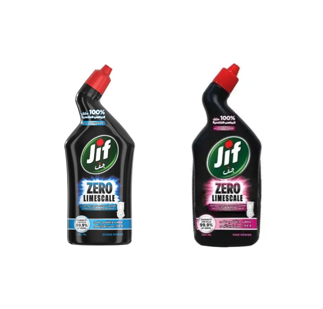 Buy Jif Ocean Power Toilet Cleaner 750 ml + Jif Pink Power Toilet