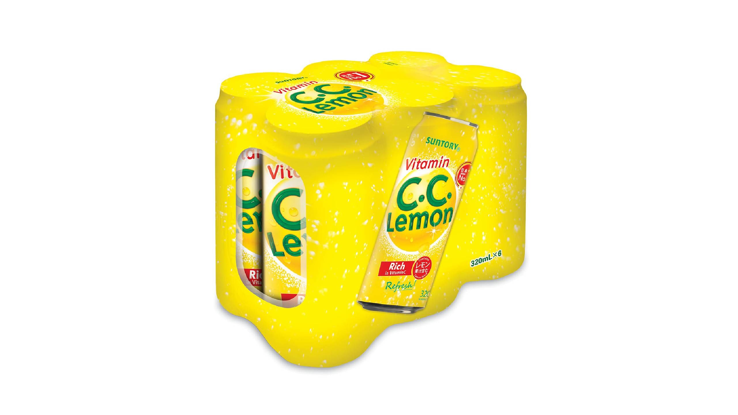 Buy Suntory - CC Lemon Can 320ml x 6 from pandamart (Fanling