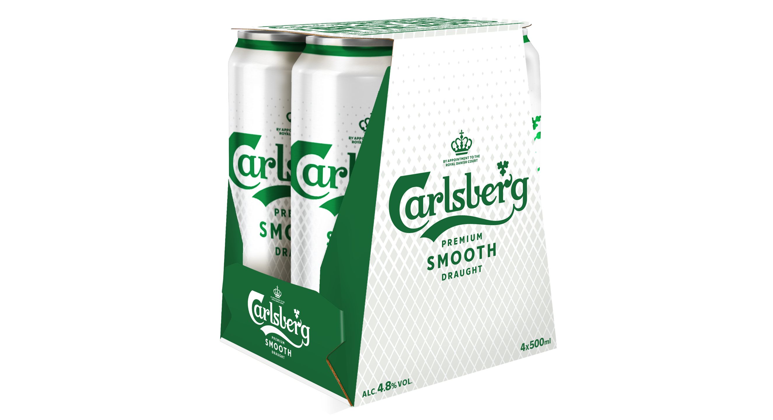 Carlsberg Smooth Draught Beer King Can 4 x 500 ml delivery with