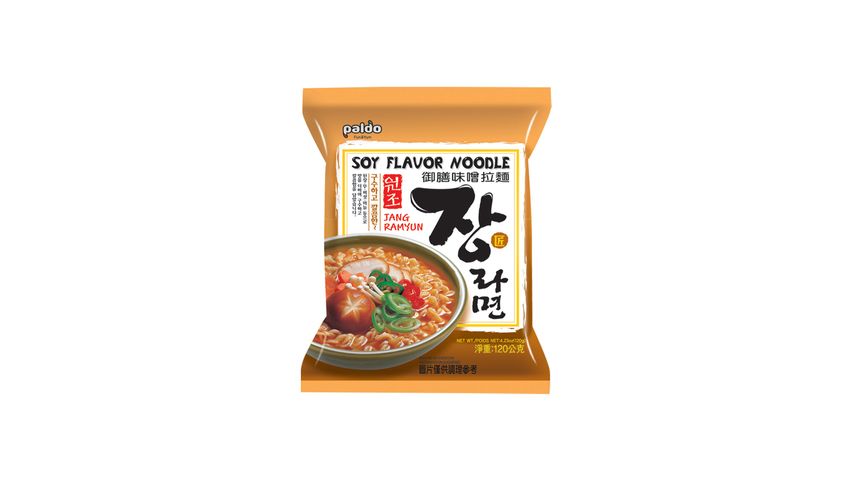 Paldo - Soy Flavour Noodle Jang Ramyun 5 Packets x 120g delivery in ...