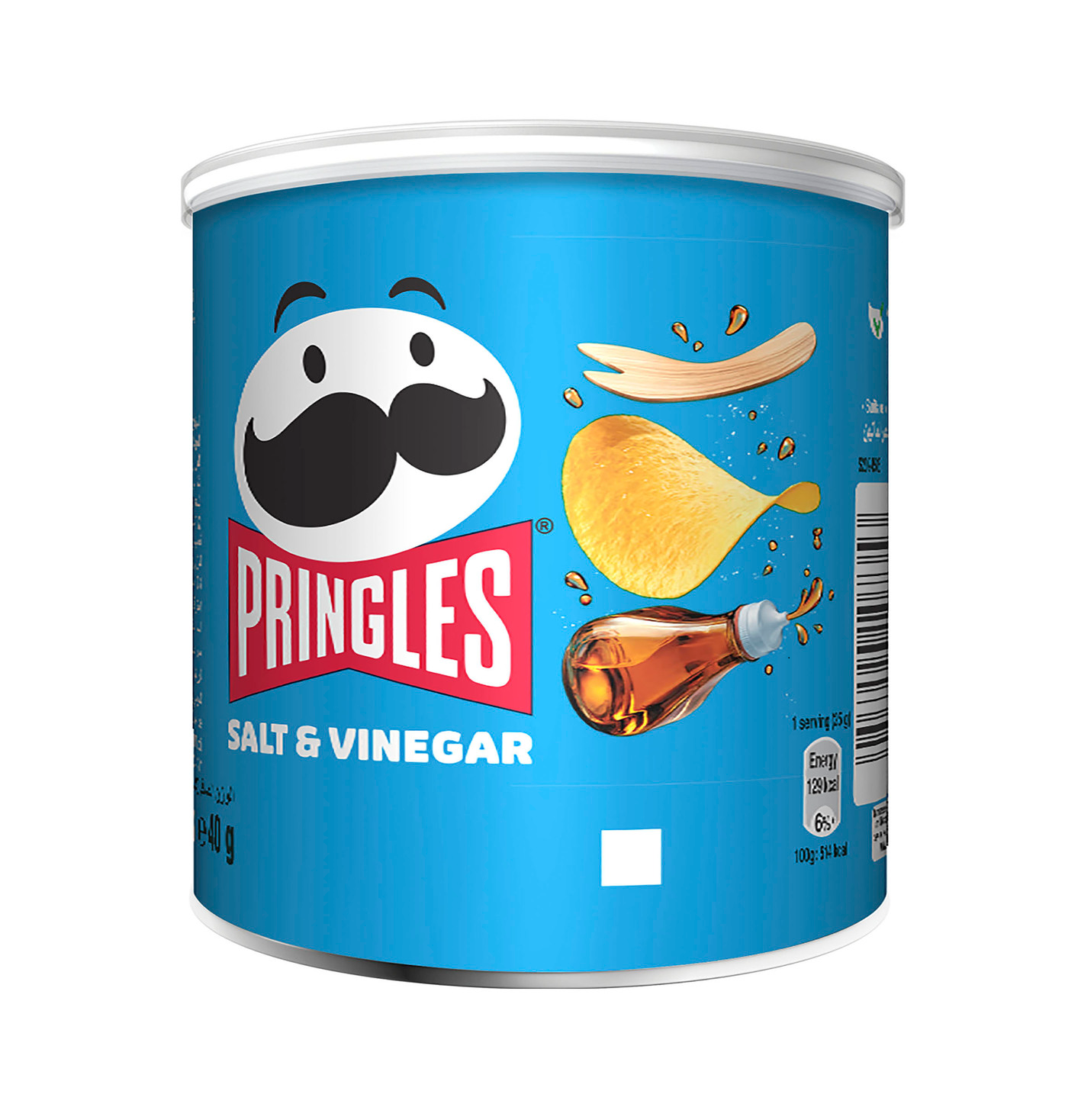 رقائق برينجلز بالملح والخل، 40 غرام Pringles Salt & Vinegar Chips, 40g