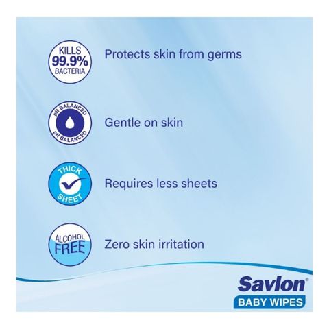 Savlon Baby Wipes Jar 240 Pieces