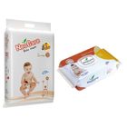 Neocare Baby Diaper L (7-18kg) 50 Pieces & Neocare Baby Friendly Wet Wipes 120 Pieces Combo