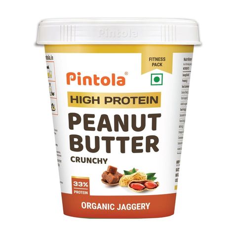 Pintola High Protein Crunchy Peanut Butter, 510g