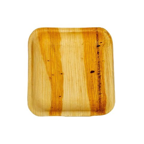 Pisces Areca Leaf 9" Square Plate 6 Pieces
