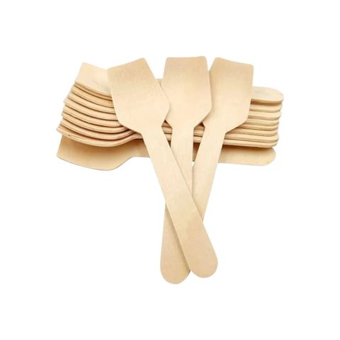 Pisces Biodegradable Dessert Spoon - Square Head (95 mm) Set of 6 Pieces