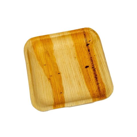 Pisces Areca Leaf - Square Plate 6" Set of 6 Pieces