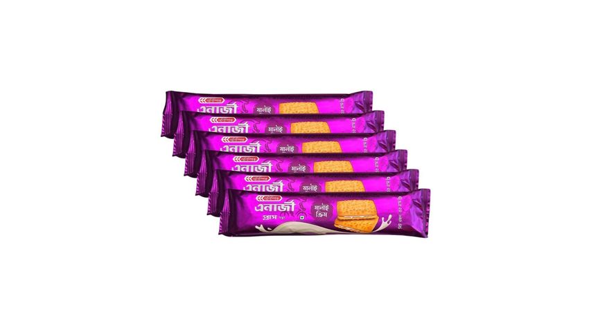 Olympic Energy Plus Malai Cream Biscuit 35g 10 Pack Combo