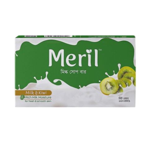 Meril Milk Soap Bar Milk & Kiwi 150g