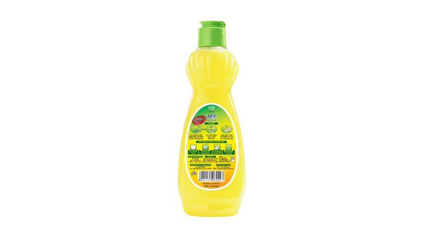 Lion Mama Lemon Liquid Dishwash Bottle 400ml