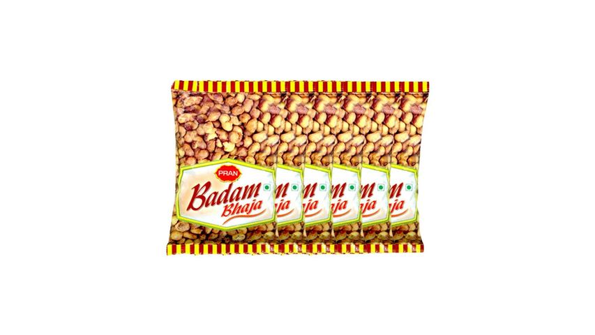 Pran Badam Bhaja 30g (+/- 12g) 10 Pack Combo