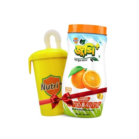 Buy 1 Piece Nutri+ Juicee+ Soft Drinks Powder Orange Flavour 750g & Get Free Water Pot 1 Piece