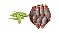 Chhuya Koi Fish Regular Cut & Clean 200g & brightfarms Flat Bean (Sheem) 500g Combo