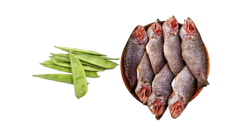Chhuya Koi Fish Regular Cut & Clean 200g & brightfarms Flat Bean (Sheem) 500g Combo